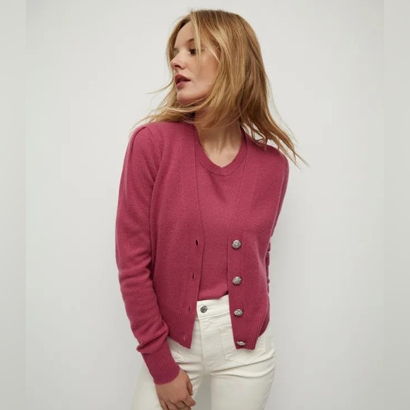 Veronica Beard Solene Cashmere Cardigan